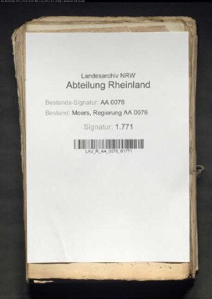 Tabellen der von dem Fiskal geführten Inquisitions- und fiskalischen Prozessen