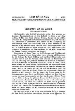 Der Kampf um die Jugend