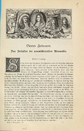 Illustrirte Weltgeschichte für das Volk : Pracht-Ausgabe, 6 = 2,[2,4,1]. 6, Geschichte der neueren Zeit = Bd. 2, Vom Beginn des Dreißigjährigen Krieges bis zum Beginn der ersten französischen Revolution ; [[Teil 2], Zeitraum 4, Das Zeitalter der unumschränkten Monarchie]