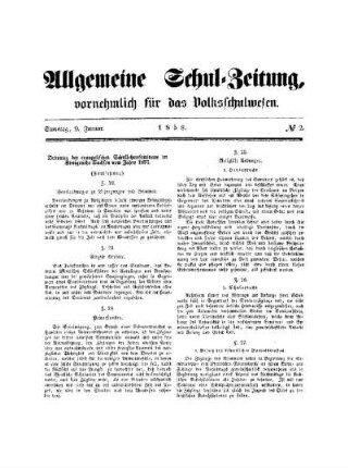 Ordnung der evangelischen Schullehrerseminare im Königreiche Sachsen vom Jahre 1857 : (Fortsetzung)