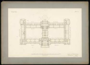 Kunstakademie und Museum: Grundriss EG 1:300