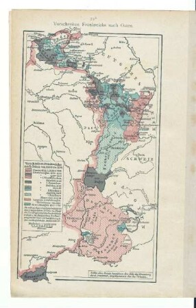 Vorschreiten Frankreichs nach Osten