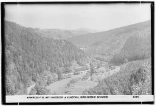 Kirnitzschtal mit Hausberg und Kuhstall