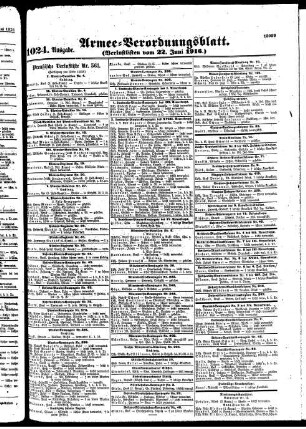 1024.Ausgabe. Donnerstag, 22. Juni 1916