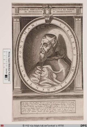 Bildnis Papst Clemens VII. (Giulio de'Medici) (reg. 19. 11. 1523 - 25. 9. 1534)