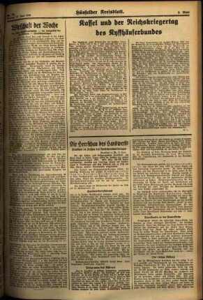 Zweite Ausgabe vom Montag, den 17. Juni 1935.