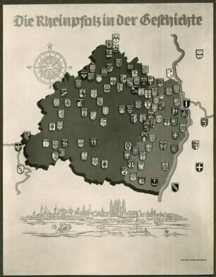 Die Rheinpfalz in der Geschichte. Schülerarbeit Meisterschule. Pfalzausstellung Berlin 1934