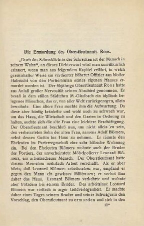 Die Ermordung des Oberstleutnants Roos
