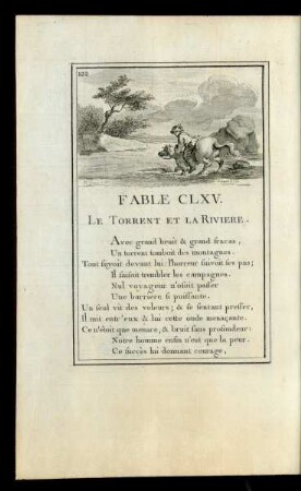 Fable CLXV. Le Torrent Et La Riviere.