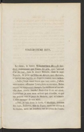 Vingt-Huitième Runa.
