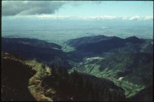 Blick auf das Münstertal