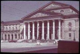 Die Feldherrnhalle am Odeonsplatz in München