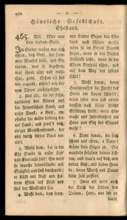 [8.] Häusliche Gesellschaft Nr. 465 - 473