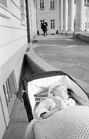 Sonniger Wintertag im Stadtgarten.