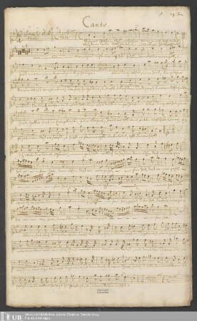 Ms. Ff. Mus. 1306 - Am 23. post Trinit.