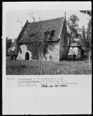 Evangelische Johanniskapelle, ehemalige Siechenhauskapelle