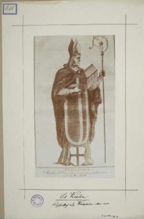 Bildnis von Bildnis von Vicelin 1090-1154)