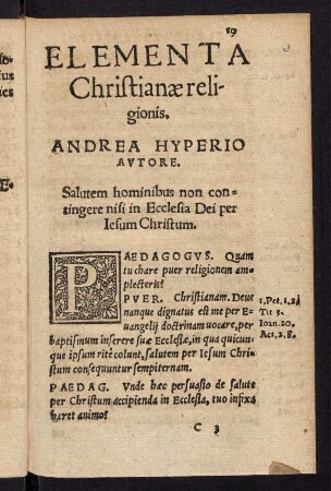 19r-56r, Elementa Christianae religionis.