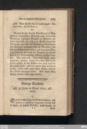 George Scuderi, geb. zu Havre de Grace 1603, gest. 1667.