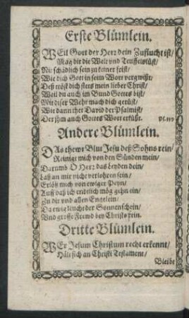 Andere Blümlein.