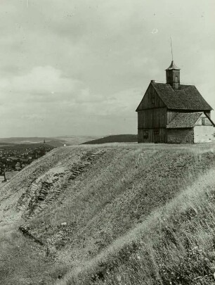 Schneeberg-Neustädtel, Halde mit Schindlerschacht, Blick nach Nordosten