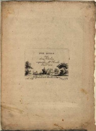 Six duos pour deux violons : oeuvre 14me