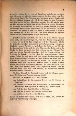 Bericht über die ... Generalversammlung des Vereins von Lehrern an Bayerischen Studien-Anstalten. 7. 1870