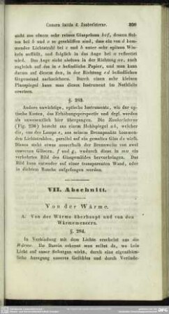 VII. Abschnitt. Von der Wärme