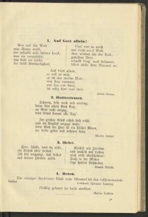 [I. Religiöses Leben]