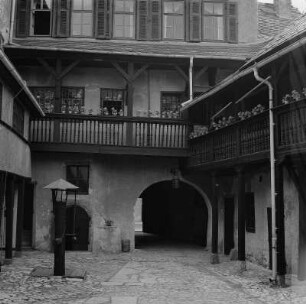 Weimar. Kirms-Krackow-Haus, Innenhof