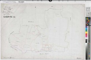 Heessen (Hamm), Zusammenlegung Heessen, Urkarte I Flur 2 Bl.1