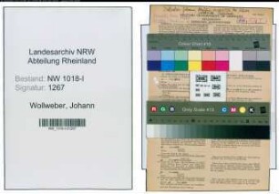 Entnazifizierung Johann Wollweber , geb. 24.02.1921 ()