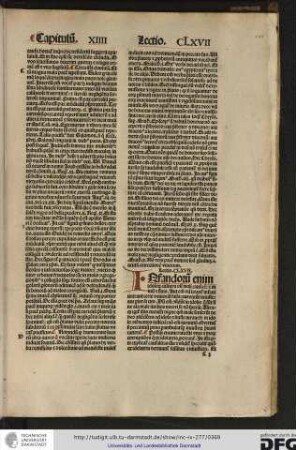 Lectio CLXVII.