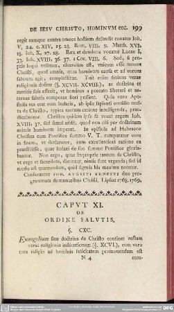 Caput XI. De Ordine Salutis