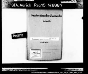 Die Genehmigung zur Reparatur des Leysander Siels