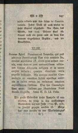 245-260, XLIII. - L.