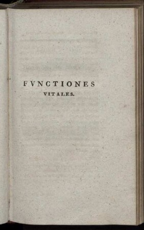 Functiones Vitales