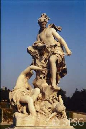 Potsdam, Park Sanssouci, Parterre Große Fontäne.