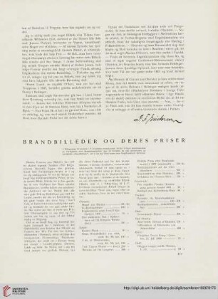 3: Brandbilleder og deres Priser