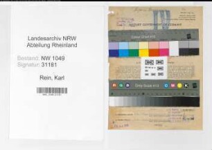 Entnazifizierung Karl Rein , geb. 28.09.1906 (Steuerberater)