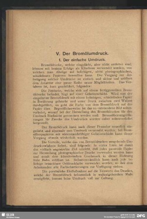 1. Der einfache Umdruck