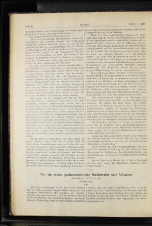 Von der ersten parlamentarischen Studienreise nach Ostasien.