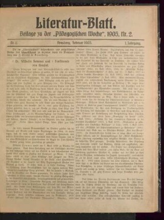 Dr. Wilhelm Sommer und Ferdinande von Brackel