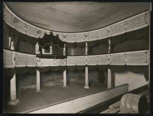 Schlosstheater, Feldsberg: Ansicht Zuschauerraum