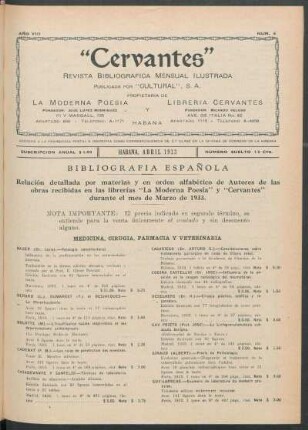 Bibliografía española