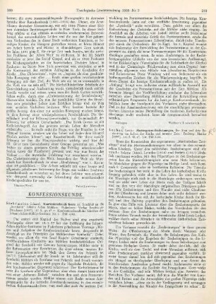209-210 [Rezension] Stakemeier, Eduard, Konfessionskunde heute