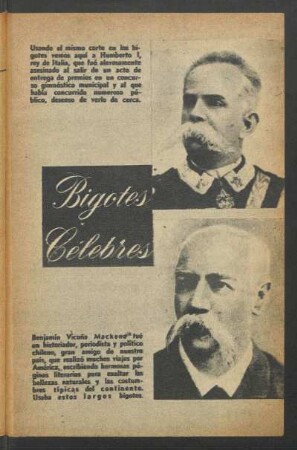 Bigotes célebres - [Ilustración]