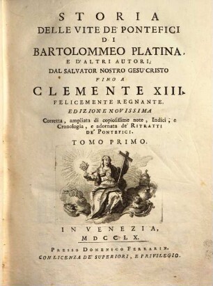 Storia Delle Vite De Pontefici, 1