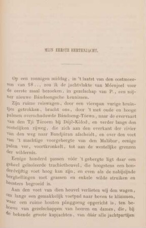 Mijn eerste hertenjacht