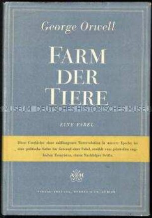 Farm der Tiere erzählt von George Orwell